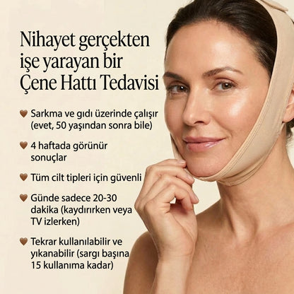 Fivelza™ Kolajen Yüz ve Çene Şekillendirici Maske
